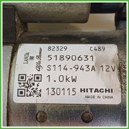 Motorino Avviamento HITACHI S114.943A LANCIA YPSILON TK 51890631