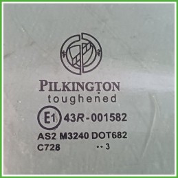 Cristallo Laterale Scendente Anteriore Destro DX LANCIA YPSILON TK 5 Porte 51833743 2011 2016 PILKINGTON