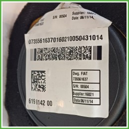 Cintura di Sicurezza Posteriore Destro DX (Lato Passeggero) FIAT PANDA 33 0.9 Turbo 735561637 2011 2017 AUTOLIV 619814200