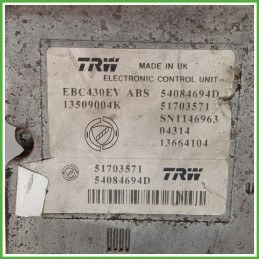 Centralina ABS Modulo Pompa TRW EBC430EV 71748401 LANCIA YPSILON TE Originale Usato