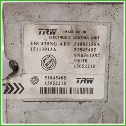 Centralina ABS Modulo Pompa TRW EBC430NG 71748401 LANCIA YPSILON TI Originale Usato