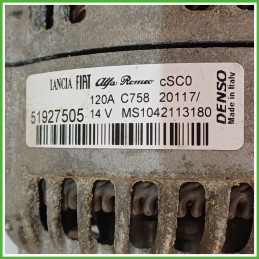 Alternatore DENSO MS1042113180 FIAT TIPO 6J 51927505