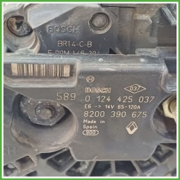 Alternatore BOSCH 0124425037 RENAULT CLIO 3a Serie 8200360480