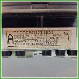 Quadro strumenti contachilometri tachimetro FIAT BRAVO 1U 1.6 16V 46457779