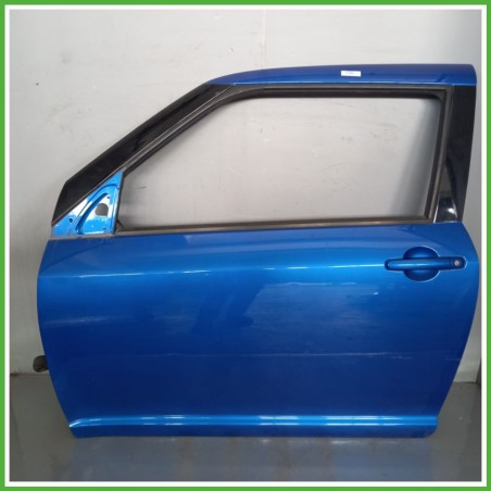 Porta Portiera Sportello Anteriore Sinistra SX BLU SUZUKI SWIFT Berlina 2005 2011 Originale Usato