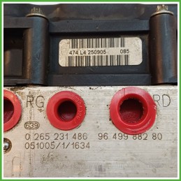 Centralina ABS Modulo Pompa BOSCH 0265800395 4541J3 PEUGEOT 307 Originale Usato