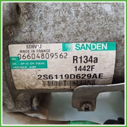 Compressore Clima AC Aria Condizionata SANDEN SD6V12 MAZDA Mazda 2 1a Serie DE9761450B