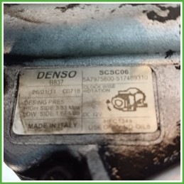 Compressore Clima AC Aria Condizionata DENSO SCSC06 FIAT PANDA 0X 52060460