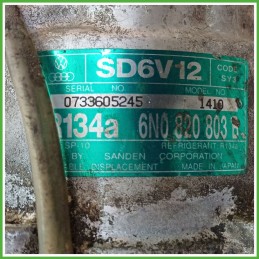 Compressore Clima AC Aria Condizionata SANDEN SD6V12 VOLKSWAGEN LUPO 6X 6N0820803C