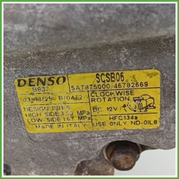 Compressore Clima AC Aria Condizionata DENSO SCSB06 LANCIA Y 46782669