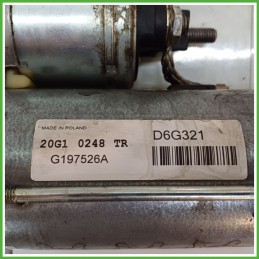 Motorino Avviamento VALEO D6G321 FIAT PANDA 0X 51880229