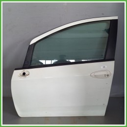 Porta Portiera Sportello Anteriore Sinistra SX BIANCO FIAT PUNTO 51 Berlina 2012 2013 Originale Usato