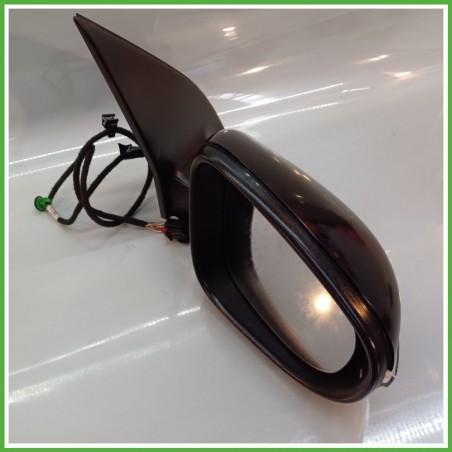 Specchio Specchietto Retrovisore Destro DX NERO VOLKSWAGEN GOLF 5K/AJ 2008 2012 SMR 563110CP Originale Usato