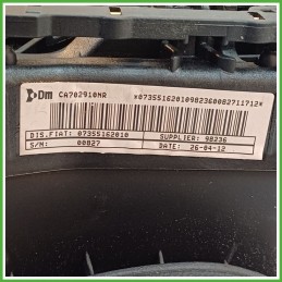 Airbag Guidatore Sinistro SX FIAT PUNTO 51 1.4 8V 735516201 2012 2013 DM DALPHIMETAL CA702910NR