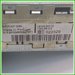 Autoradio LANCIA YPSILON TE 1.2 16V 735433178 2003 2006 BLAUPUNKT BP338830857671