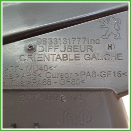 Bocchetta Climatizzazione Anteriore Destro DX PEUGEOT 208 5 Porte 96731316XU 2012 2015 FAURECIA 1089169X