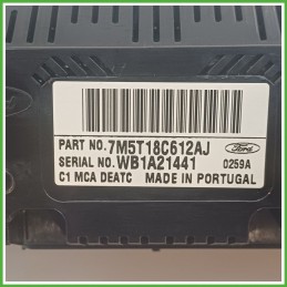 Comandi Clima AC Riscaldamento Condizionatore FORD C-MAX CB3 1.6 7M5T18C612AJ 2007 2011