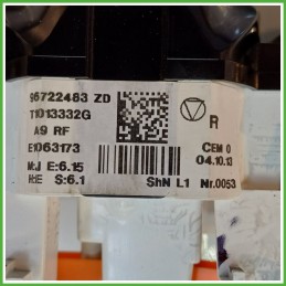 Comandi Clima AC Riscaldamento Condizionatore VALEO T1013332G PEUGEOT 208 1.2 12V 9819611580 2012 2015
