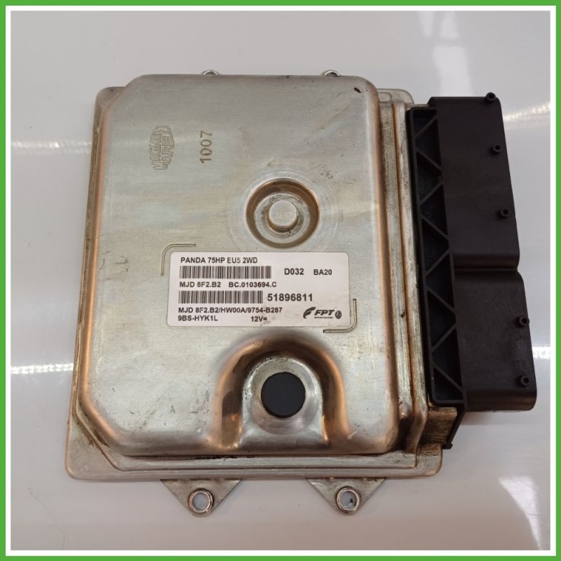 Centralina Motore Iniezione ECU MAGNETI MARELLI MJD8F2.B2 FIAT PANDA 0X 1.3 16V MJT 55kw 55239208 2011 2013