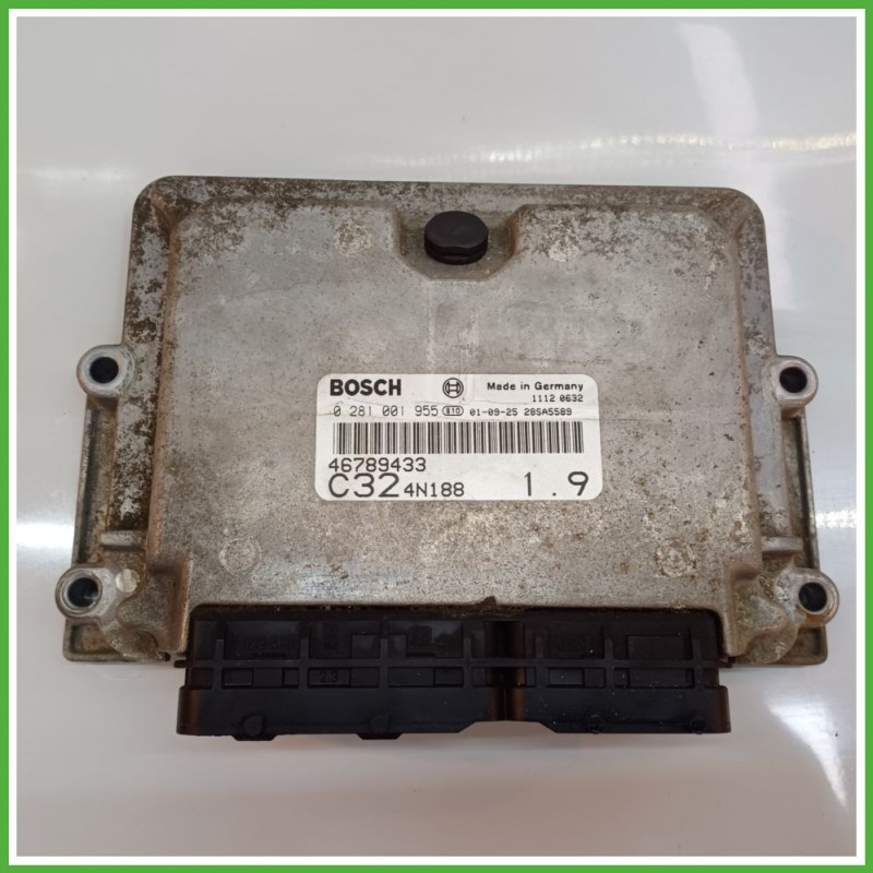 Centralina Motore Iniezione ECU BOSCH 0281001955 FIAT PUNTO 1N/1P 1.9 JTD 59kw 46789433 1999 2005