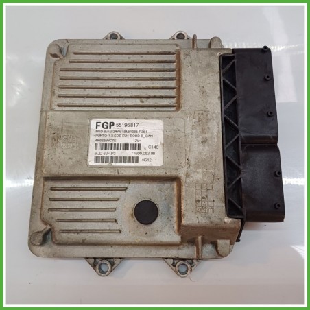 Centralina Motore Iniezione ECU MAGNETI MARELLI MJD6JF.P3 FIAT PUNTO 2U 1.3 16V MJT 51kw 55195817 2003 2007