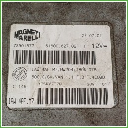 Centralina Motore Iniezione ECU MAGNETI MARELLI IAW4AF.M7 FIAT SEICENTO 1E 1.1 40kw 51819338 1998 2005