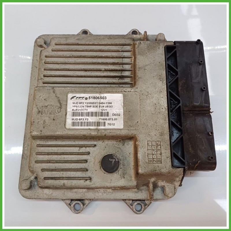 Centralina Motore Iniezione ECU MAGNETI MARELLI MJD6F3.Y2 LANCIA YPSILON TE 1.3 MJT 55kw 51806503 2006 2008