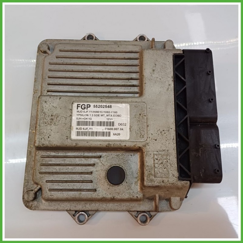 Centralina Motore Iniezione ECU MAGNETI MARELLI MJD6JF.Y1 LANCIA YPSILON TE 1.3 16V 51kw 71752655 2003 2006