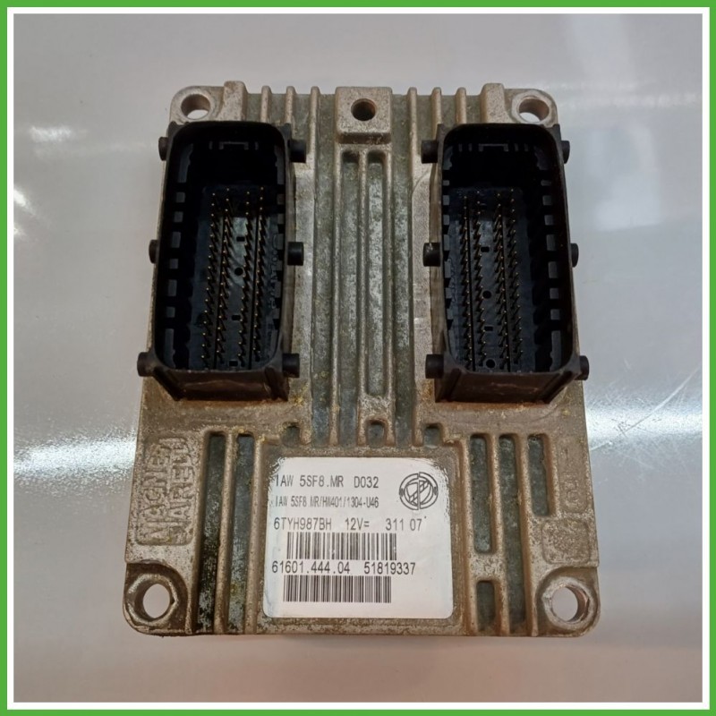Centralina Motore Iniezione ECU MAGNETI MARELLI IAW5SF8.MR FIAT 500 3P 1.2 51kw 51819346 2007 2015