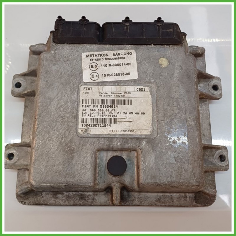 Centralina Motore Iniezione GAS METATRON 4100134 FIAT PANDA 2Q 1.2 44kw 51804614 2003 2010