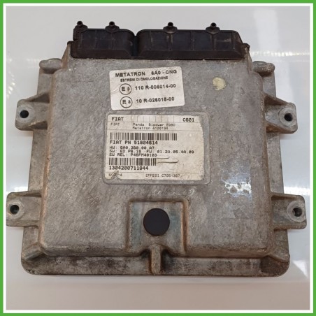 Centralina Motore Iniezione GAS METATRON 4100134 FIAT PANDA 2Q 1.2 44kw 51804614 2003 2010