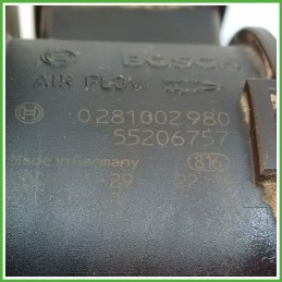 Debimetro Misuratore Massa Aria BOSCH 0281002980 FIAT GRANDE PUNTO 2Y 1.3 MJT 71793250 2005 2008