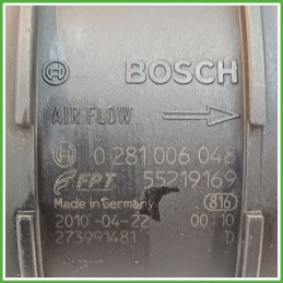 Debimetro Misuratore Massa Aria BOSCH 0281006048 FIAT DUCATO 2J 3.0 MJT 51827033 2006 2012