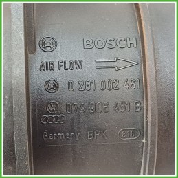 Debimetro Misuratore Massa Aria BOSCH 0281002461 VOLKSWAGEN POLO 9N 1.4 16V 03C906051F 2005 2009