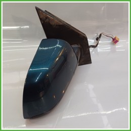 Specchio Specchietto Retrovisore Destro DX VERDE VOLKSWAGEN POLO 9N 2001 2005 Originale Usato