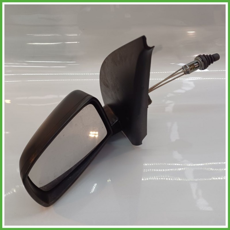 Specchio Specchietto Retrovisore Sinistro SX GOFFRATO FIAT PANDA 2Q 2003 2010 FICOSA FICOMIRRORS Originale Usato