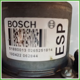 Centralina ABS Modulo Pompa BOSCH 0265951709 71771143 FIAT PUNTO EVO 3J Originale Usato