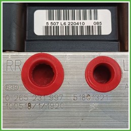 Centralina ABS Modulo Pompa BOSCH 0265800662 1608210180 PEUGEOT BIPPER Originale Usato