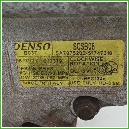 Compressore Clima AC Aria Condizionata DENSO SCSB06 FIAT PUNTO 1N/1P 46785772