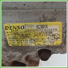 Compressore Clima AC Aria Condizionata DENSO SCSB06 FIAT PUNTO 2U 71785268