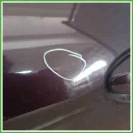 Porta Portiera Sportello Posteriore Sinistra SX VIOLA FORD FIESTA CB1 Berlina 2008 2013 Originale Usato