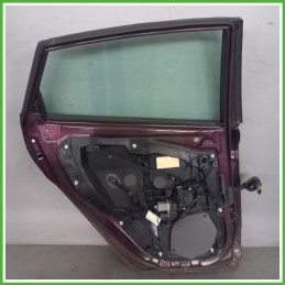 Porta Portiera Sportello Posteriore Sinistra SX VIOLA FORD FIESTA CB1 Berlina 2008 2013 Originale Usato