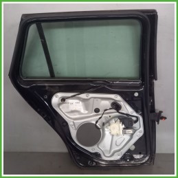 Porta Portiera Sportello Posteriore Sinistra SX NERO VOLKSWAGEN GOLF VARIANT 1K Station Wagon 2007 2010 Originale Usato