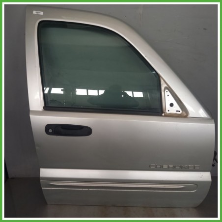 Porta Portiera Sportello Anteriore Destra DX GRIGIO JEEP CHEROKEE KJ 2001 2004 Originale Usato