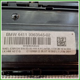Comandi Clima AC Riscaldamento Condizionatore BMW 6411.9363545-02 BMW Serie 3 F31 61316832880 2015 2016
