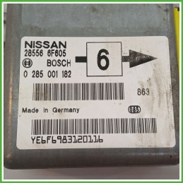 Centralina Airbag BOSCH 0285001182 NISSAN MICRA K11E 1.3 16V 285566F605 1998 2000