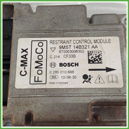 Centralina Airbag BOSCH 0285010688 FORD C-MAX CB3 1.6 9M5T14B321AA 2007 2011