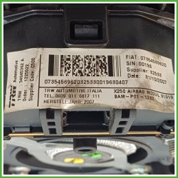 Airbag Guidatore Sinistro SX FIAT DUCATO 2J 3.0 MJT 735456962 2006 2012 TRW 34045362A