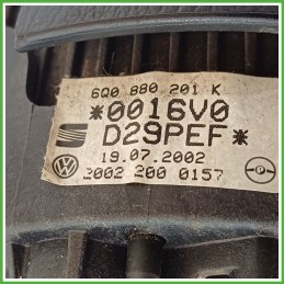 Airbag Guidatore Sinistro SX VOLKSWAGEN POLO 9N 1.4 TDI 1T0880201E 2001 2005 TAKATA