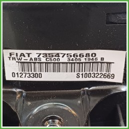 Airbag Guidatore Sinistro SX FIAT PUNTO CLASSIC 2U 1.2 735335242 2007 2011 TRW C500